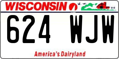 WI license plate 624WJW