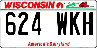 WI license plate 624WKH