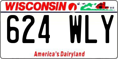 WI license plate 624WLY