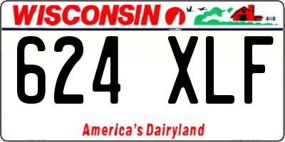 WI license plate 624XLF