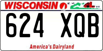 WI license plate 624XQB