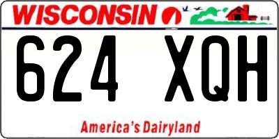 WI license plate 624XQH