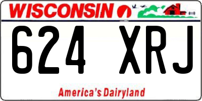 WI license plate 624XRJ