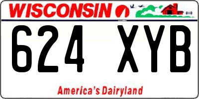 WI license plate 624XYB