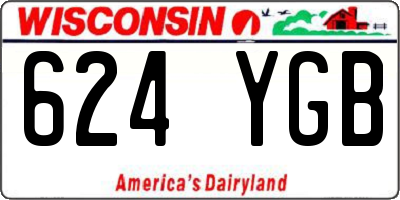 WI license plate 624YGB