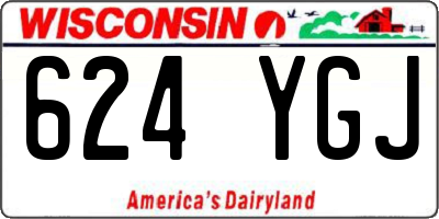 WI license plate 624YGJ