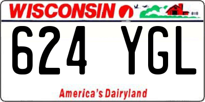 WI license plate 624YGL