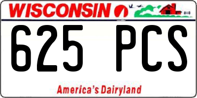 WI license plate 625PCS