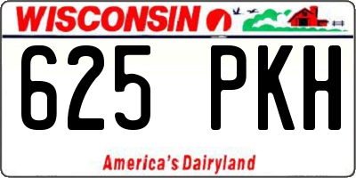WI license plate 625PKH