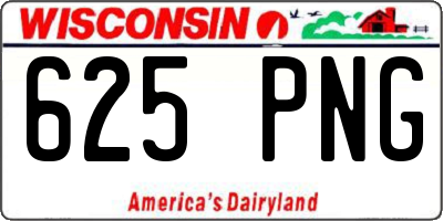 WI license plate 625PNG