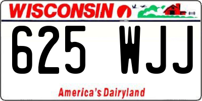 WI license plate 625WJJ