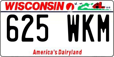 WI license plate 625WKM