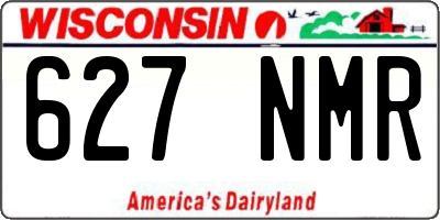 WI license plate 627NMR