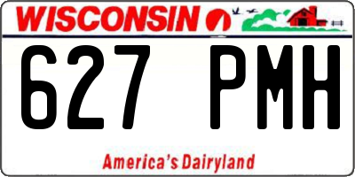WI license plate 627PMH