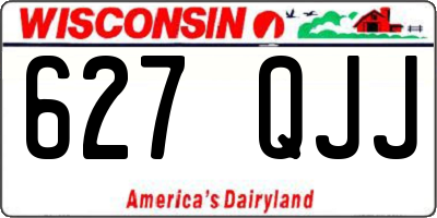 WI license plate 627QJJ