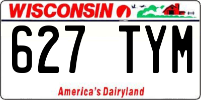 WI license plate 627TYM
