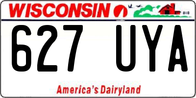 WI license plate 627UYA