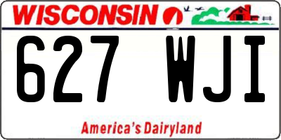 WI license plate 627WJI