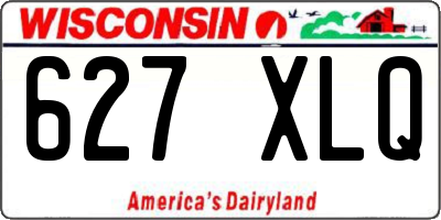 WI license plate 627XLQ