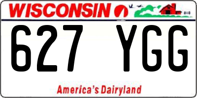 WI license plate 627YGG