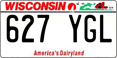 WI license plate 627YGL