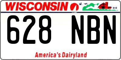 WI license plate 628NBN