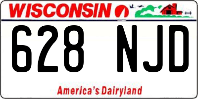 WI license plate 628NJD