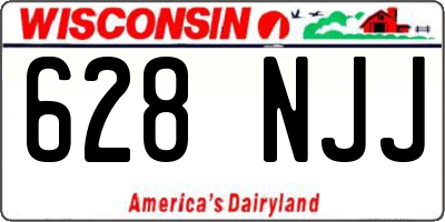 WI license plate 628NJJ