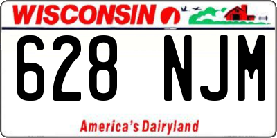 WI license plate 628NJM