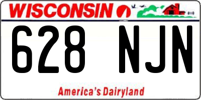 WI license plate 628NJN