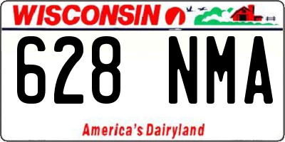 WI license plate 628NMA