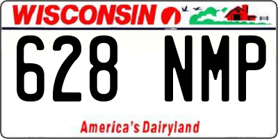 WI license plate 628NMP