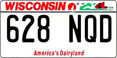 WI license plate 628NQD