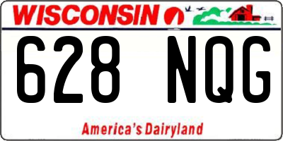 WI license plate 628NQG