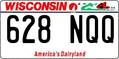 WI license plate 628NQQ