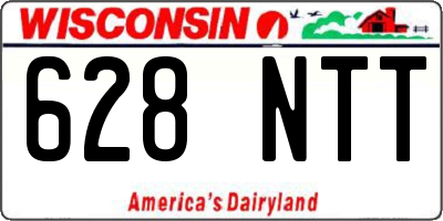 WI license plate 628NTT