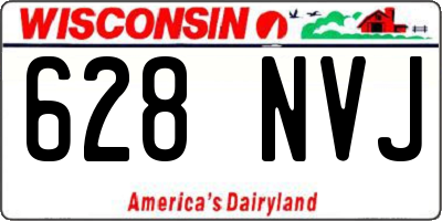 WI license plate 628NVJ