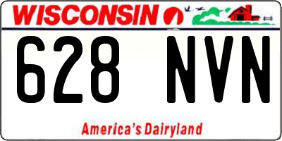 WI license plate 628NVN