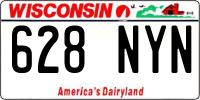 WI license plate 628NYN
