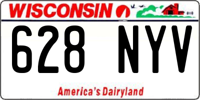 WI license plate 628NYV