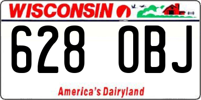 WI license plate 628OBJ