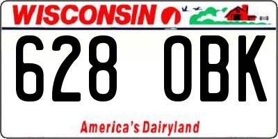 WI license plate 628OBK