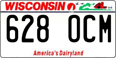 WI license plate 628OCM