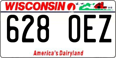 WI license plate 628OEZ
