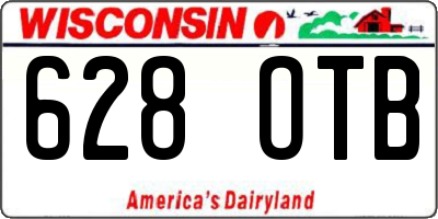 WI license plate 628OTB