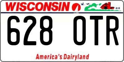 WI license plate 628OTR