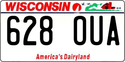 WI license plate 628OUA