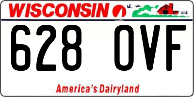 WI license plate 628OVF