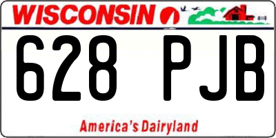 WI license plate 628PJB