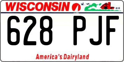 WI license plate 628PJF